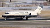 Douglas DC-9 Mexiko beim Aufsetzen