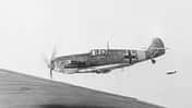 Messerschmitt Bf 109 Emil des JG27 im Flug