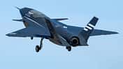 Türkische Jet-Kampfdrohne Baykar Kizilelma beim Start