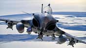 Dassault Rafale im Flug von vorne