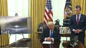 Donald Trump stellt Boeing F-47 vor
