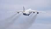 Antonow An-124 von Antonov Airlines in Aktion. 