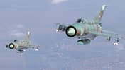 Mikojan-Gurewitsch MiG-21 an allen Orten.