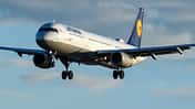 Airbus A321-100 D-AISU der Lufthansa im Landeanflug.