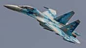 Suchoi, Ukraine, Su27, Su-27 Suchoi Su-27UB der ukrainischen Luftwaffe in Aktion