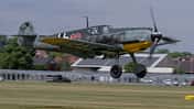 Messerschmitt Bf 109 E "Rote 12" - die einzige fliegende "Emil"-109 der Welt in Lachen-Speyerdorf.