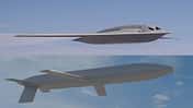 AGM-181 Cruise Missile unter B-21-Bomber (Montage)