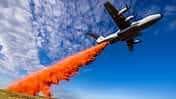 Airbus A400M bei Wasserbomber-Tests in Frankreich