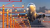 Boeing MD-11F Takeoff vom Flughafen Ontario
