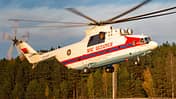 Mil Mi-26 im Einsatz beim Katastrophenschutz von Belarus