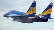 MiG-29 der Ukraine mit neuartiger Gleitbombe. 