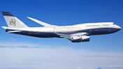 Eine Boeing 747-8 von außen.
