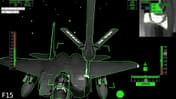 F-15 wird bei Nacht in der Luft betankt Computersicht