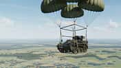 Wiesel-Panzer an Fallschirm