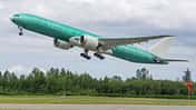 Lufthansa, Boeing, 777-9, 777X Die erste Boeing 777-9 für Lufthansa mit fertiger Kabine startet zum Jungfernflug.