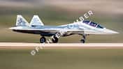 Su-57, Suchoi, Russland Erste doppelsitzige Suchoi Su-57 beim Rolltest.