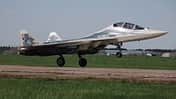 Suchoi, Su-57D, Su-57, Su-57UB, Doppelsitzer, Stealth, Russland, Schukowski Der erste Su-57-Doppelsitzer (Su-57D) beim Start zum Erstflug.