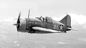 F2A-3 des US Marine Corps auf einem Übungsflug im August 1942 über Florida
