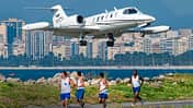 Einblicke vom Flughafen Santos Dumont in Rio de Janeiro
