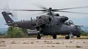 Mi-35M aus Serbien, bulgarische MiG-29 und andere Fluggeräte bei der Übung Thracian Blade 2026 in Bulgarien.