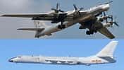 Tupolew Tu-95MS aus Russland und Xian H-6K aus China auf gemeinsamer Mission. 