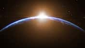 Sunrise Over Earth from Space