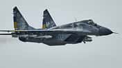 MiG-29 der ukrainischen Luftwaffe im Einsatz. 