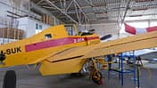Einblick in das Agrarflugmuseum Kyritz-Heinrichfelde