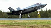 F-35A Finnland bei der Landung