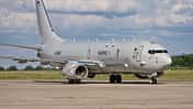 Boeing P-8A Poseidon der Marineflieger in Berlin.
