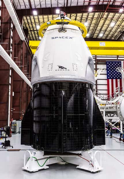 Die Kapsel Crew Dragon von SpaceX Die Kapsel Crew Dragon von SpaceX