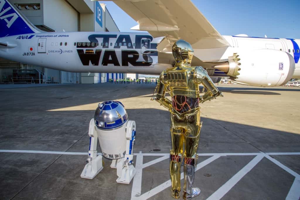週末セール　NH20092　BOEING 787-9　R2-D2 ANA JET ANA feiert den Roll-Out des neuen Flugzeugs im R2-D2-Design